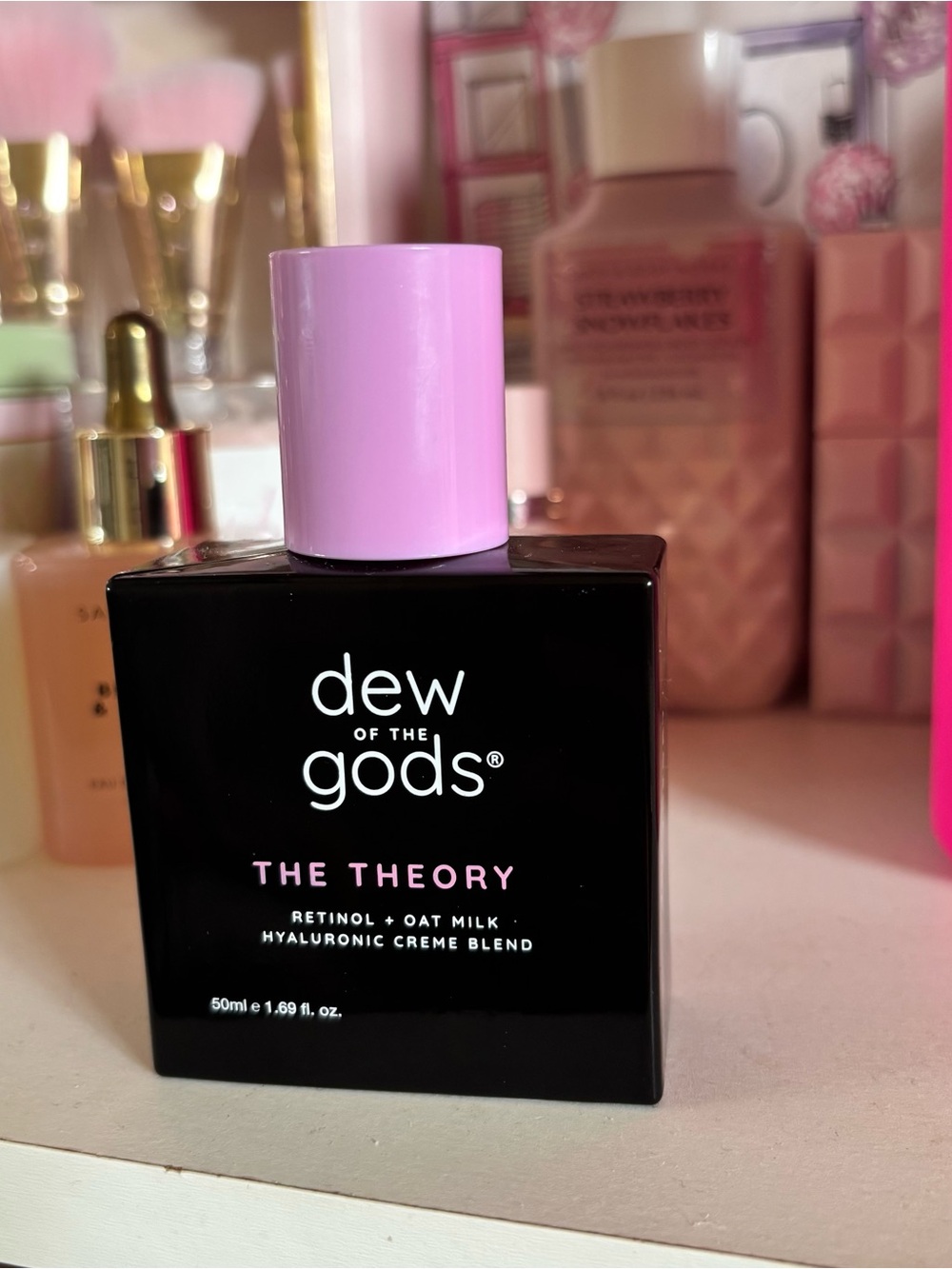 Dew of the gods The Theory Retinol oat Milk moisturizer💕